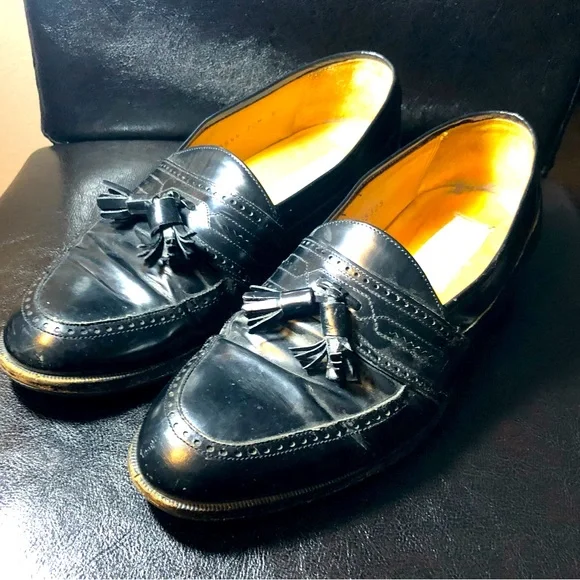 Mezlan | Shoes | Mezlan 8844 Mens Black Leather Tessal Dress  display picture 1